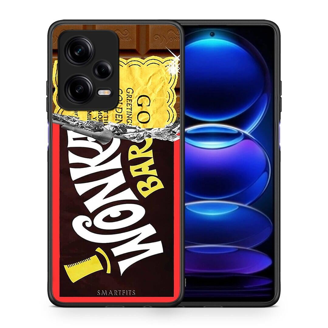 Θήκη Xiaomi Redmi Note 12 Pro 5G Golden Ticket από τη Smartfits με σχέδιο στο πίσω μέρος και μαύρο περίβλημα | Xiaomi Redmi Note 12 Pro 5G Golden Ticket Case with Colorful Back and Black Bezels