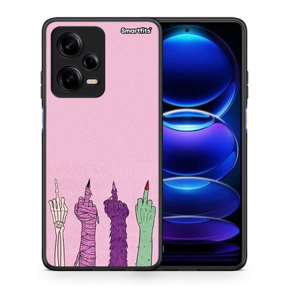 Θήκη Xiaomi Redmi Note 12 Pro 5G Halloween Be A Lady από τη Smartfits με σχέδιο στο πίσω μέρος και μαύρο περίβλημα | Xiaomi Redmi Note 12 Pro 5G Halloween Be A Lady Case with Colorful Back and Black Bezels