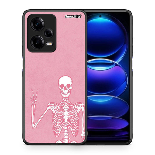 Θήκη Xiaomi Redmi Note 12 Pro 5G Halloween Motivation από τη Smartfits με σχέδιο στο πίσω μέρος και μαύρο περίβλημα | Xiaomi Redmi Note 12 Pro 5G Halloween Motivation Case with Colorful Back and Black Bezels