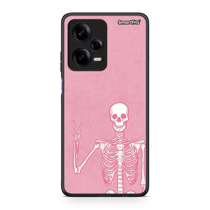 Θήκη Xiaomi Redmi Note 12 Pro 5G Halloween Motivation από τη Smartfits με σχέδιο στο πίσω μέρος και μαύρο περίβλημα | Xiaomi Redmi Note 12 Pro 5G Halloween Motivation Case with Colorful Back and Black Bezels