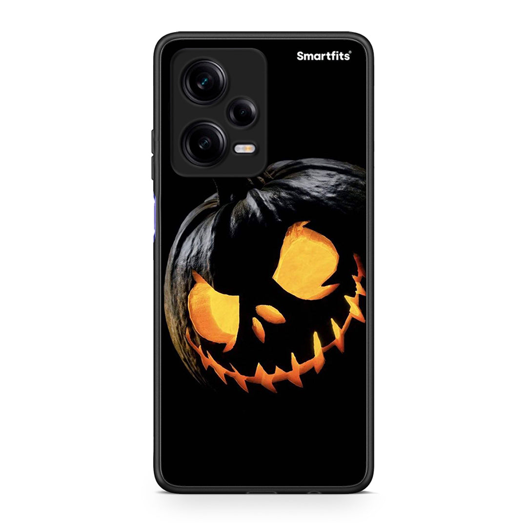 Θήκη Xiaomi Redmi Note 12 Pro 5G Halloween Scary Pumpkin από τη Smartfits με σχέδιο στο πίσω μέρος και μαύρο περίβλημα | Xiaomi Redmi Note 12 Pro 5G Halloween Scary Pumpkin Case with Colorful Back and Black Bezels