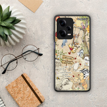 Θήκη Xiaomi Redmi Note 12 Pro 5G Happy Friends από τη Smartfits με σχέδιο στο πίσω μέρος και μαύρο περίβλημα | Xiaomi Redmi Note 12 Pro 5G Happy Friends Case with Colorful Back and Black Bezels