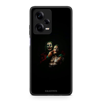 Θήκη Xiaomi Redmi Note 12 Pro 5G Hero Clown από τη Smartfits με σχέδιο στο πίσω μέρος και μαύρο περίβλημα | Xiaomi Redmi Note 12 Pro 5G Hero Clown Case with Colorful Back and Black Bezels