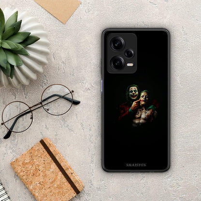 Θήκη Xiaomi Redmi Note 12 Pro 5G Hero Clown από τη Smartfits με σχέδιο στο πίσω μέρος και μαύρο περίβλημα | Xiaomi Redmi Note 12 Pro 5G Hero Clown Case with Colorful Back and Black Bezels