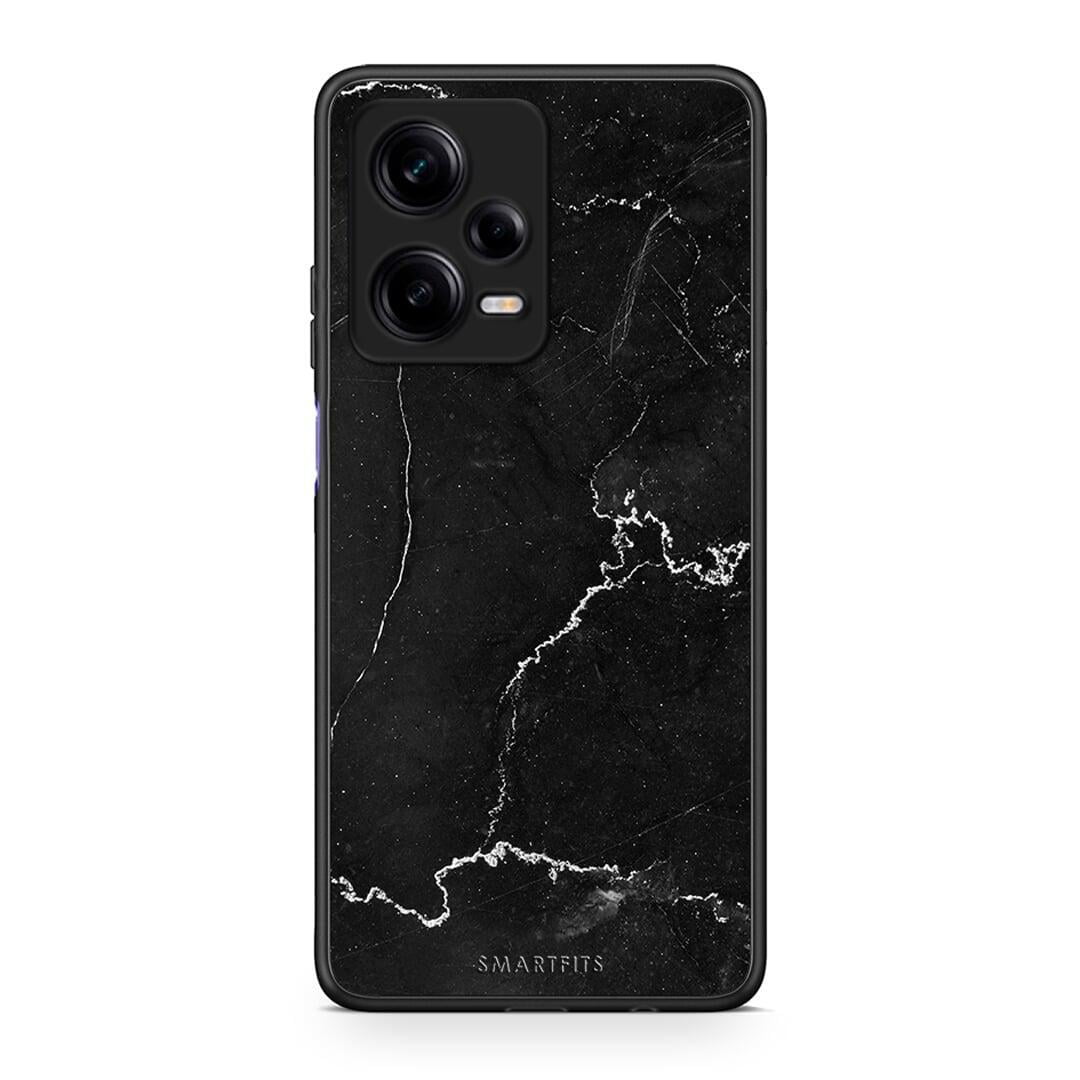 Θήκη Xiaomi Redmi Note 12 Pro 5G Marble Black από τη Smartfits με σχέδιο στο πίσω μέρος και μαύρο περίβλημα | Xiaomi Redmi Note 12 Pro 5G Marble Black Case with Colorful Back and Black Bezels