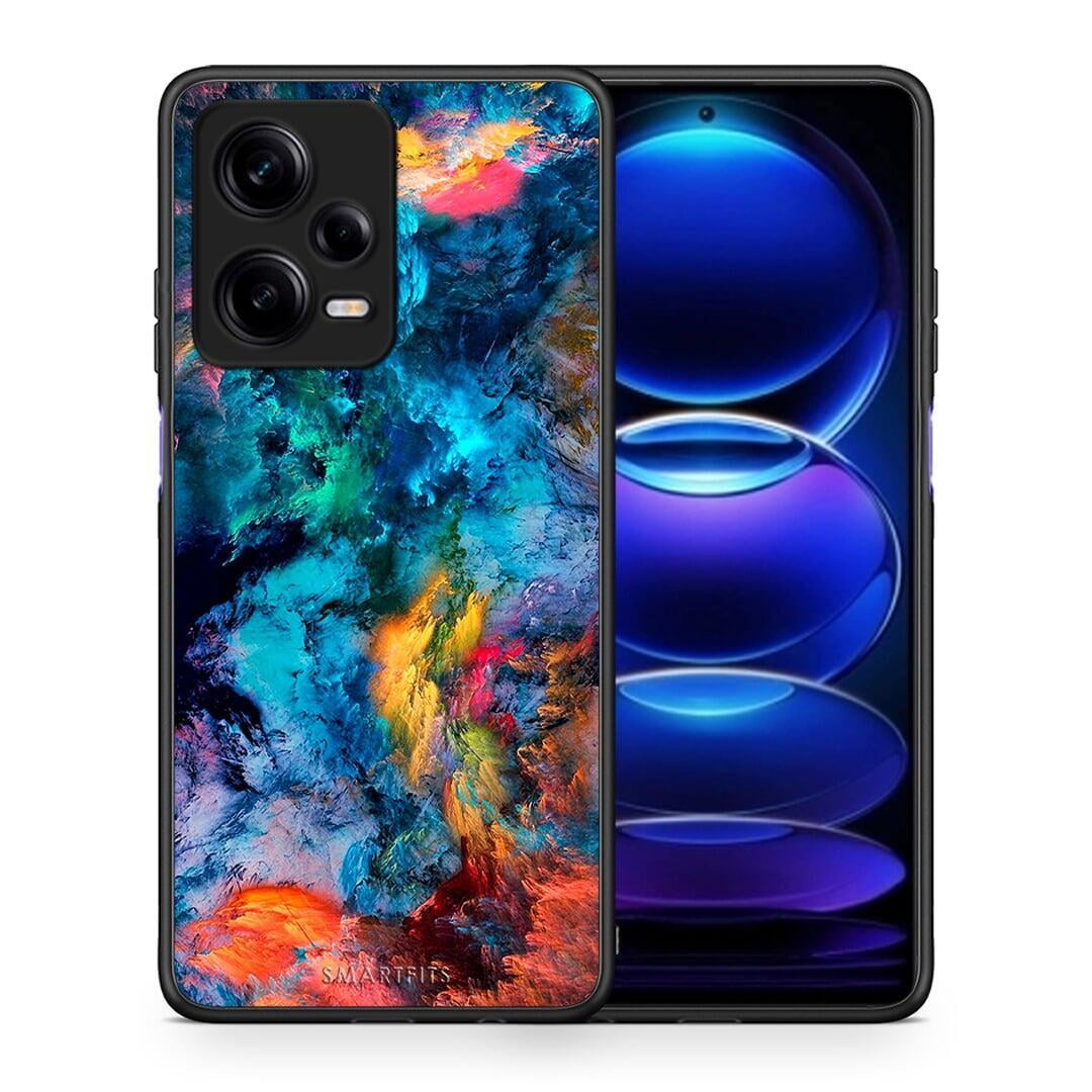 Θήκη Xiaomi Redmi Note 12 Pro 5G Paint Crayola από τη Smartfits με σχέδιο στο πίσω μέρος και μαύρο περίβλημα | Xiaomi Redmi Note 12 Pro 5G Paint Crayola Case with Colorful Back and Black Bezels