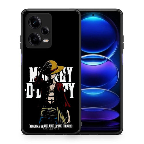 Θήκη Xiaomi Redmi Note 12 Pro 5G Pirate King από τη Smartfits με σχέδιο στο πίσω μέρος και μαύρο περίβλημα | Xiaomi Redmi Note 12 Pro 5G Pirate King Case with Colorful Back and Black Bezels