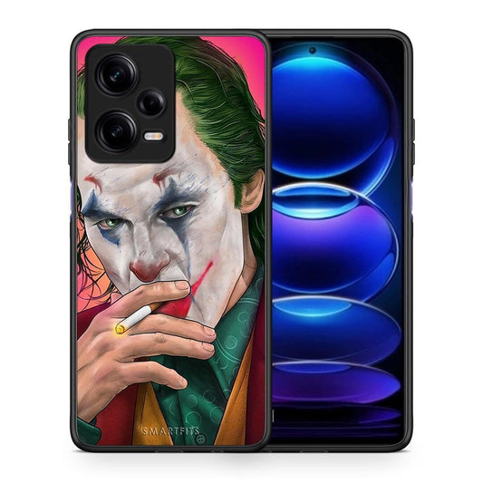 Θήκη Xiaomi Redmi Note 12 Pro 5G PopArt JokesOnU από τη Smartfits με σχέδιο στο πίσω μέρος και μαύρο περίβλημα | Xiaomi Redmi Note 12 Pro 5G PopArt JokesOnU Case with Colorful Back and Black Bezels