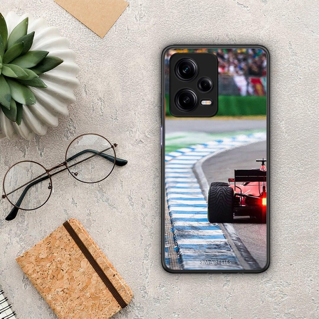 Θήκη Xiaomi Redmi Note 12 Pro 5G Racing Vibes από τη Smartfits με σχέδιο στο πίσω μέρος και μαύρο περίβλημα | Xiaomi Redmi Note 12 Pro 5G Racing Vibes Case with Colorful Back and Black Bezels