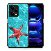 Thumbnail for Θήκη Xiaomi Redmi Note 12 Pro 5G Red Starfish από τη Smartfits με σχέδιο στο πίσω μέρος και μαύρο περίβλημα | Xiaomi Redmi Note 12 Pro 5G Red Starfish Case with Colorful Back and Black Bezels