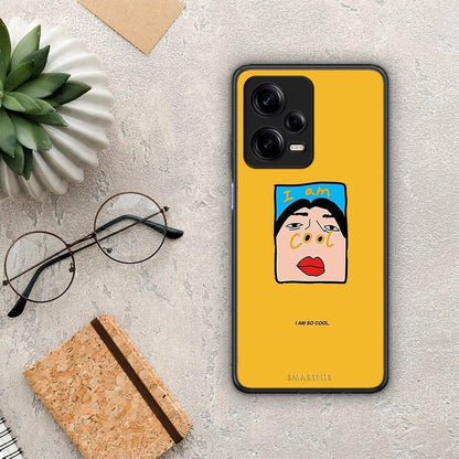 Θήκη Xiaomi Redmi Note 12 Pro 5G So Cool από τη Smartfits με σχέδιο στο πίσω μέρος και μαύρο περίβλημα | Xiaomi Redmi Note 12 Pro 5G So Cool Case with Colorful Back and Black Bezels