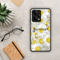 Thumbnail for Θήκη Xiaomi Redmi Note 12 Pro 5G Summer Daisies από τη Smartfits με σχέδιο στο πίσω μέρος και μαύρο περίβλημα | Xiaomi Redmi Note 12 Pro 5G Summer Daisies Case with Colorful Back and Black Bezels