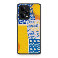 Thumbnail for Θήκη Xiaomi Redmi Note 12 Pro 5G Sunset Memories από τη Smartfits με σχέδιο στο πίσω μέρος και μαύρο περίβλημα | Xiaomi Redmi Note 12 Pro 5G Sunset Memories Case with Colorful Back and Black Bezels