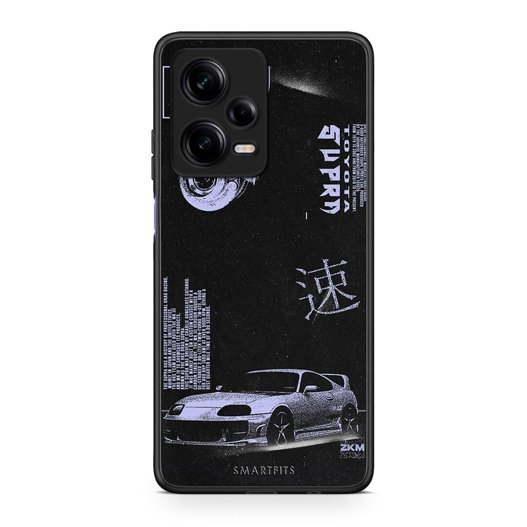 Θήκη Xiaomi Redmi Note 12 Pro 5G Tokyo Drift από τη Smartfits με σχέδιο στο πίσω μέρος και μαύρο περίβλημα | Xiaomi Redmi Note 12 Pro 5G Tokyo Drift Case with Colorful Back and Black Bezels