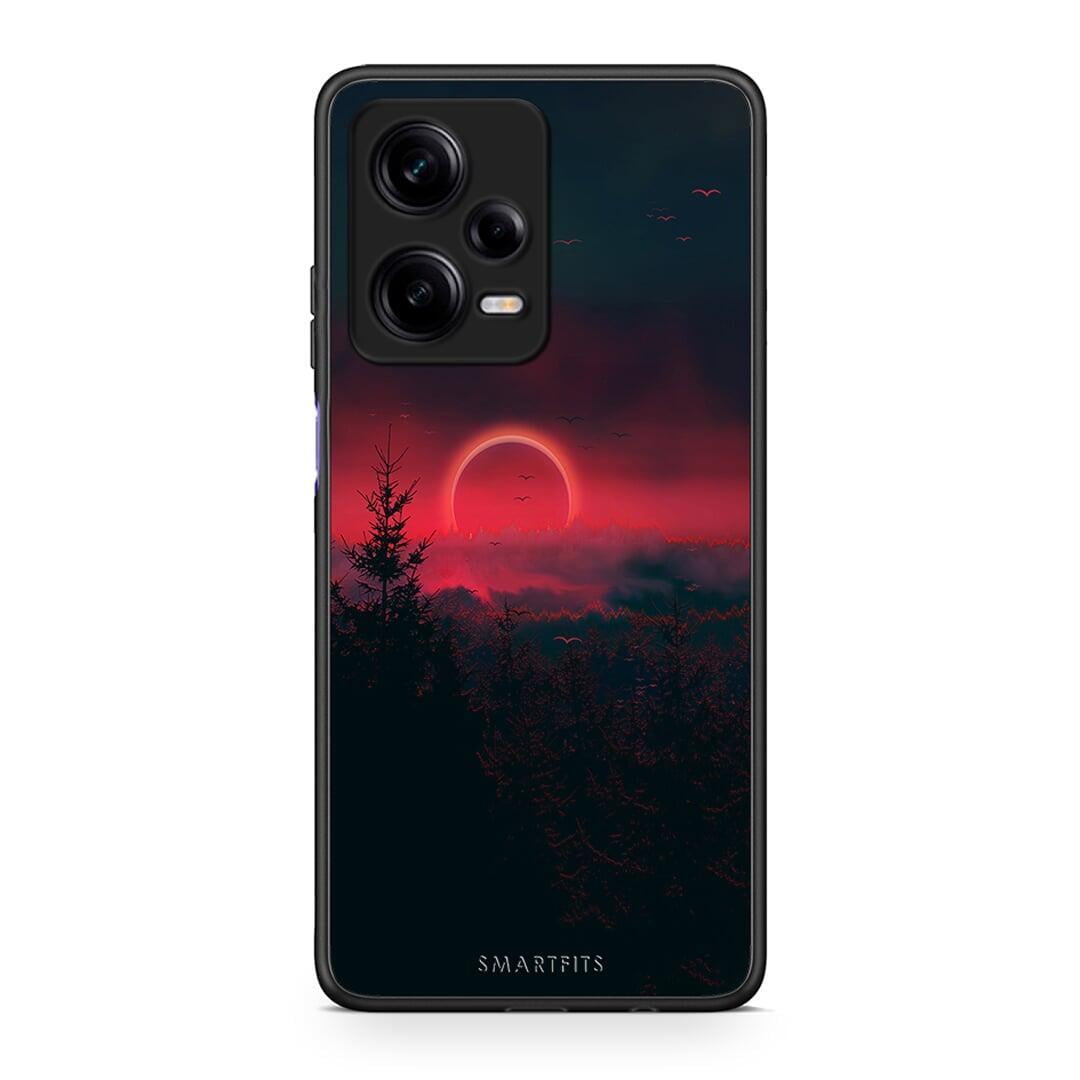 Θήκη Xiaomi Redmi Note 12 Pro 5G Tropic Sunset από τη Smartfits με σχέδιο στο πίσω μέρος και μαύρο περίβλημα | Xiaomi Redmi Note 12 Pro 5G Tropic Sunset Case with Colorful Back and Black Bezels