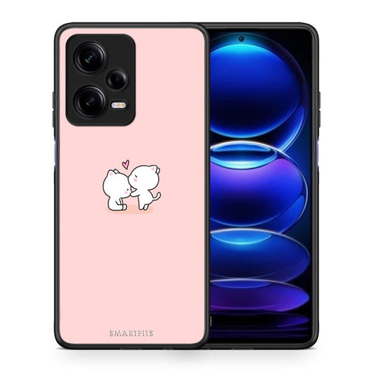 Θήκη Xiaomi Redmi Note 12 Pro 5G Valentine Love από τη Smartfits με σχέδιο στο πίσω μέρος και μαύρο περίβλημα | Xiaomi Redmi Note 12 Pro 5G Valentine Love Case with Colorful Back and Black Bezels