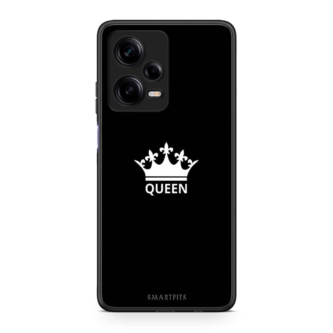 Θήκη Xiaomi Redmi Note 12 Pro 5G Valentine Queen από τη Smartfits με σχέδιο στο πίσω μέρος και μαύρο περίβλημα | Xiaomi Redmi Note 12 Pro 5G Valentine Queen Case with Colorful Back and Black Bezels