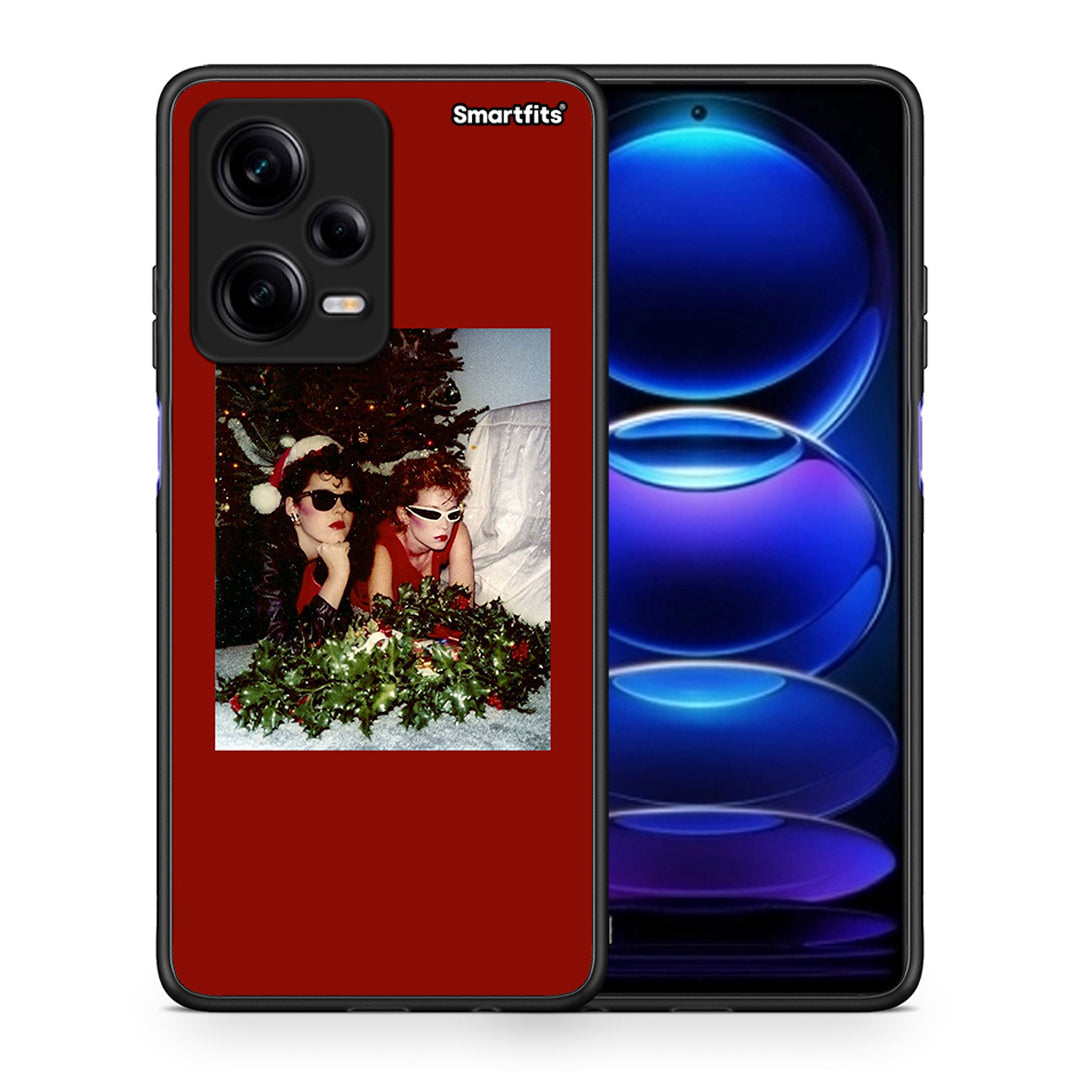 Θήκη Xiaomi Redmi Note 12 Pro 5G Waiting For Xmas από τη Smartfits με σχέδιο στο πίσω μέρος και μαύρο περίβλημα | Xiaomi Redmi Note 12 Pro 5G Waiting For Xmas Case with Colorful Back and Black Bezels