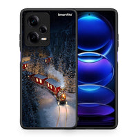 Thumbnail for Θήκη Xiaomi Redmi Note 12 Pro 5G Xmas Train από τη Smartfits με σχέδιο στο πίσω μέρος και μαύρο περίβλημα | Xiaomi Redmi Note 12 Pro 5G Xmas Train Case with Colorful Back and Black Bezels