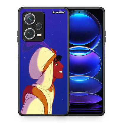 Θήκη Xiaomi Redmi Note 12 Pro+ / 12 Pro Discovery Alladin And Jasmine Love 1 από τη Smartfits με σχέδιο στο πίσω μέρος και μαύρο περίβλημα | Xiaomi Redmi Note 12 Pro+ / 12 Pro Discovery Alladin And Jasmine Love 1 case with colorful back and black bezels