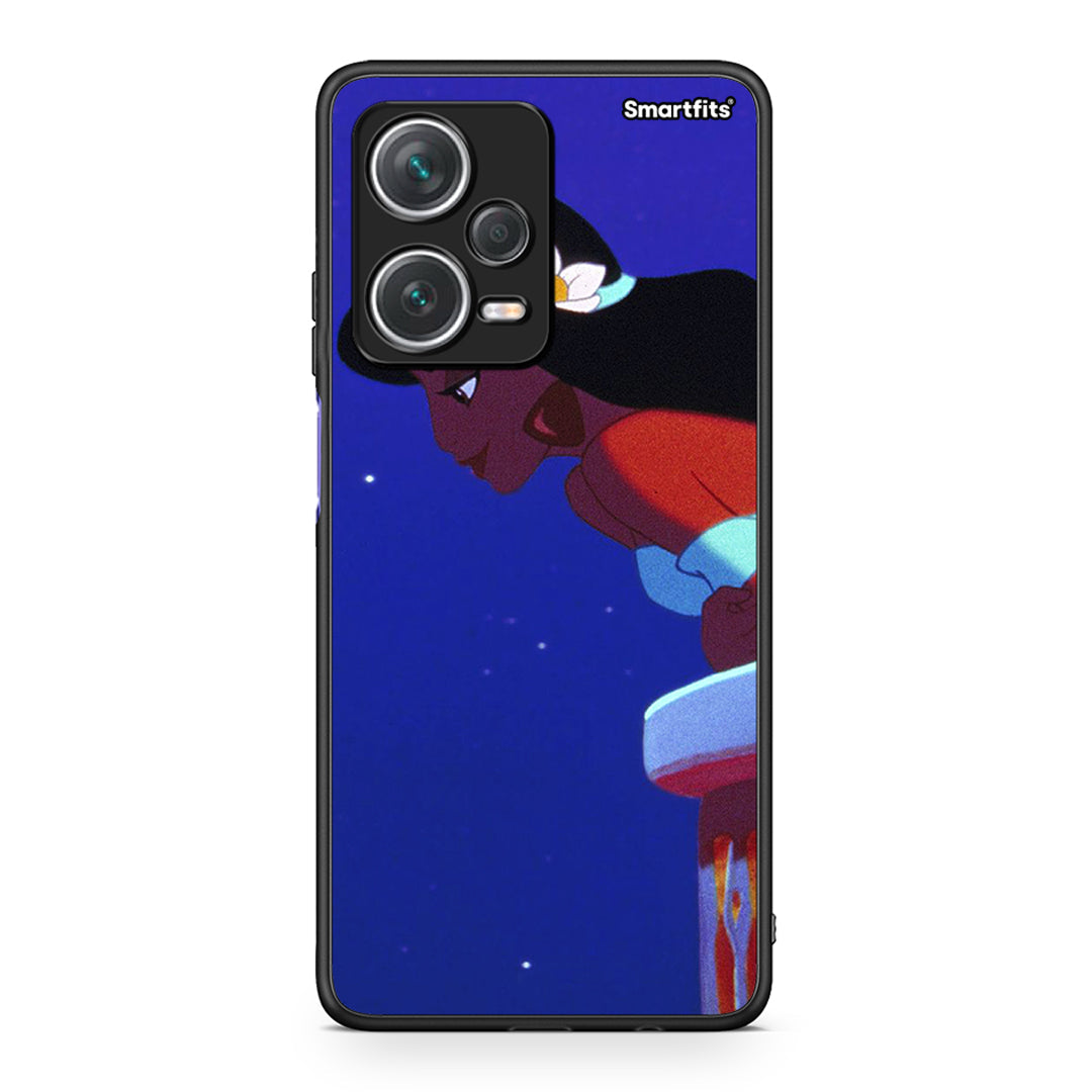 Xiaomi Redmi Note 12 Pro+ / 12 Pro Discovery Alladin And Jasmine Love 2 θήκη από τη Smartfits με σχέδιο στο πίσω μέρος και μαύρο περίβλημα | Smartphone case with colorful back and black bezels by Smartfits