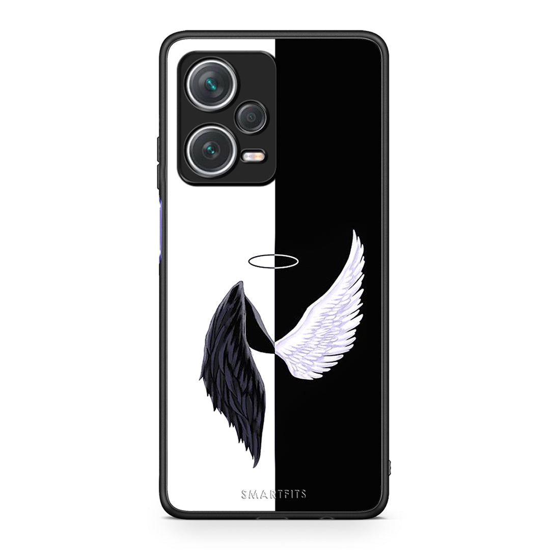 Xiaomi Redmi Note 12 Pro+ / 12 Pro Discovery Angels Demons θήκη από τη Smartfits με σχέδιο στο πίσω μέρος και μαύρο περίβλημα | Smartphone case with colorful back and black bezels by Smartfits