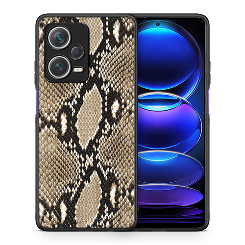 Θήκη Xiaomi Redmi Note 12 Pro+ / 12 Pro Discovery Fashion Snake Animal από τη Smartfits με σχέδιο στο πίσω μέρος και μαύρο περίβλημα | Xiaomi Redmi Note 12 Pro+ / 12 Pro Discovery Fashion Snake Animal case with colorful back and black bezels
