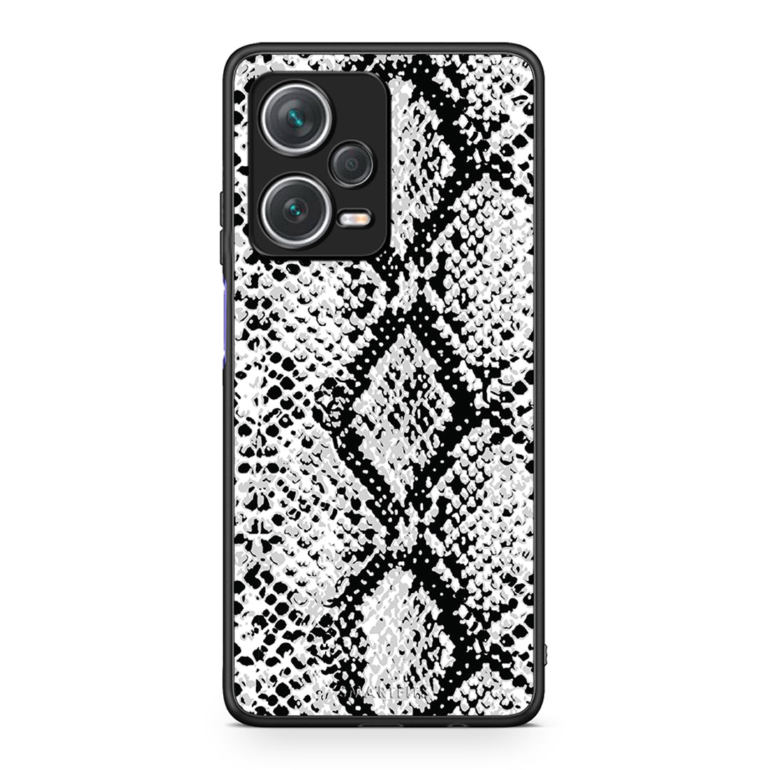24 - Xiaomi Redmi Note 12 Pro+ / 12 Pro Discovery White Snake Animal case, cover, bumper