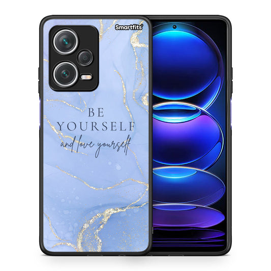 Θήκη Xiaomi Redmi Note 12 Pro+ / 12 Pro Discovery Be Yourself από τη Smartfits με σχέδιο στο πίσω μέρος και μαύρο περίβλημα | Xiaomi Redmi Note 12 Pro+ / 12 Pro Discovery Be Yourself case with colorful back and black bezels