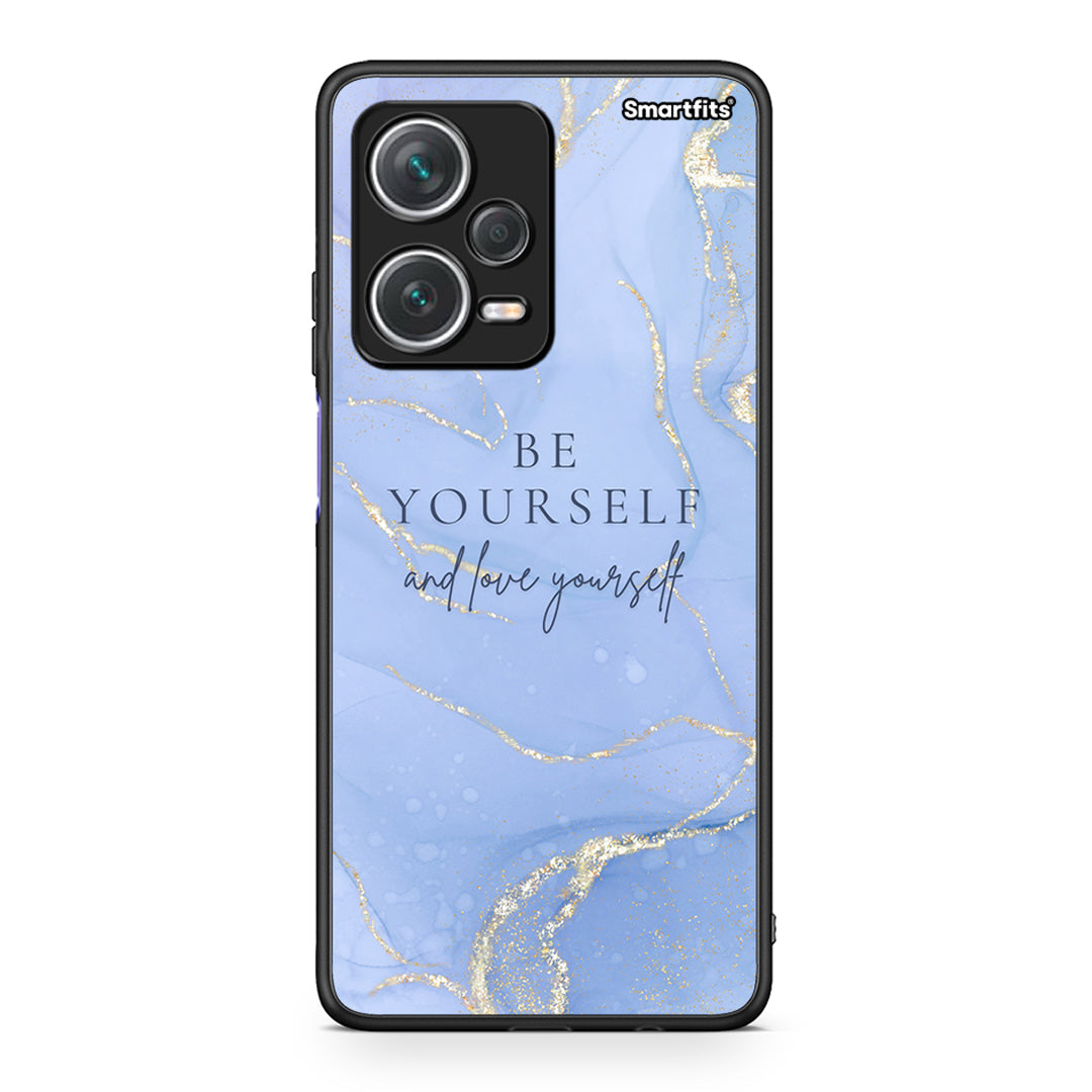 Xiaomi Redmi Note 12 Pro+ / 12 Pro Discovery Be Yourself θήκη από τη Smartfits με σχέδιο στο πίσω μέρος και μαύρο περίβλημα | Smartphone case with colorful back and black bezels by Smartfits