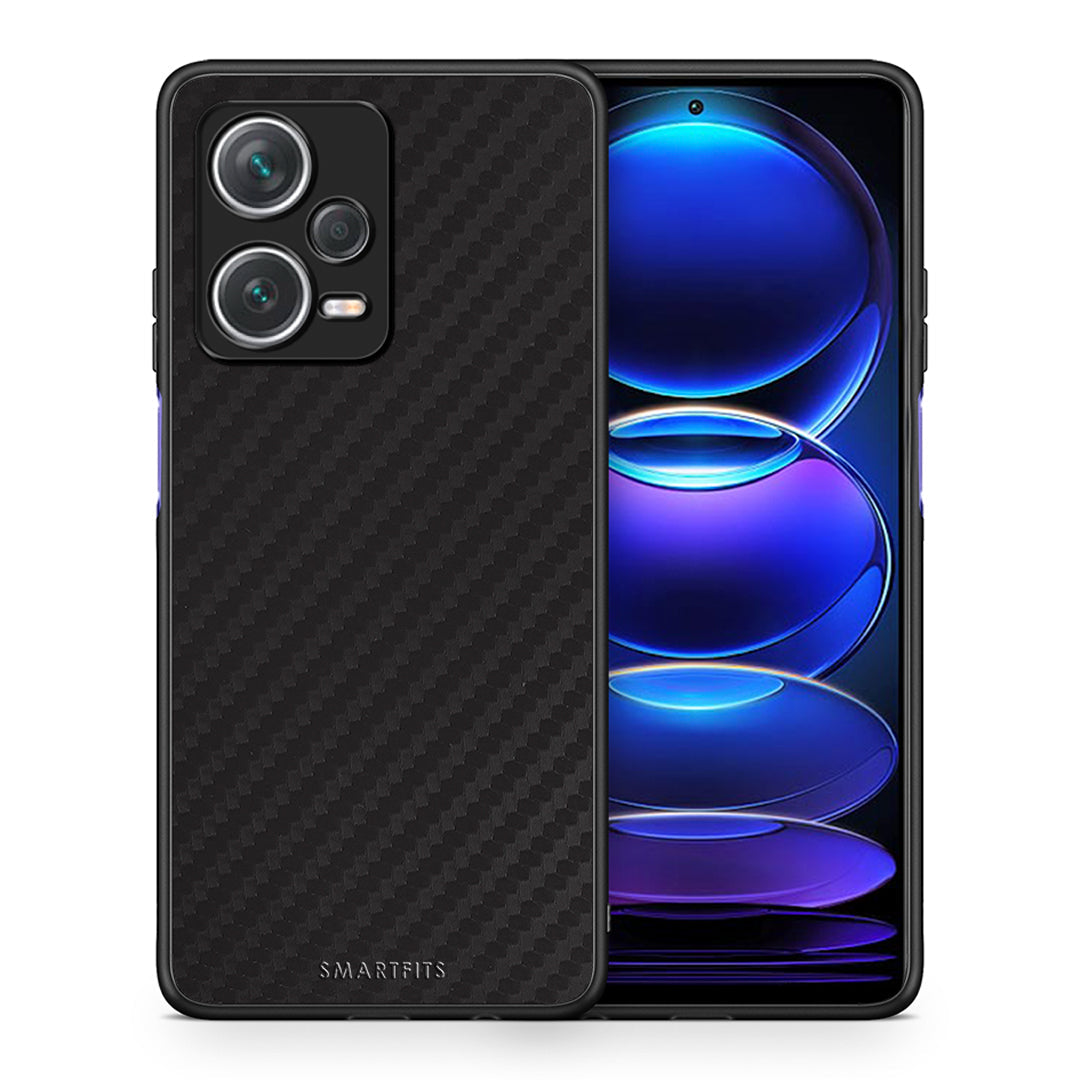 Θήκη Xiaomi Redmi Note 12 Pro+ / 12 Pro Discovery Black Carbon από τη Smartfits με σχέδιο στο πίσω μέρος και μαύρο περίβλημα | Xiaomi Redmi Note 12 Pro+ / 12 Pro Discovery Black Carbon case with colorful back and black bezels