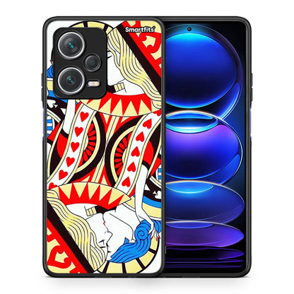 Θήκη Xiaomi Redmi Note 12 Pro+ / 12 Pro Discovery Card Love από τη Smartfits με σχέδιο στο πίσω μέρος και μαύρο περίβλημα | Xiaomi Redmi Note 12 Pro+ / 12 Pro Discovery Card Love case with colorful back and black bezels