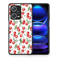 Thumbnail for Θήκη Xiaomi Redmi Note 12 Pro+ / 12 Pro Discovery Cherry Summer από τη Smartfits με σχέδιο στο πίσω μέρος και μαύρο περίβλημα | Xiaomi Redmi Note 12 Pro+ / 12 Pro Discovery Cherry Summer case with colorful back and black bezels