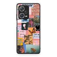 Thumbnail for Xiaomi Redmi Note 12 Pro+ / 12 Pro Discovery Collage Bitchin Θήκη Αγίου Βαλεντίνου από τη Smartfits με σχέδιο στο πίσω μέρος και μαύρο περίβλημα | Smartphone case with colorful back and black bezels by Smartfits