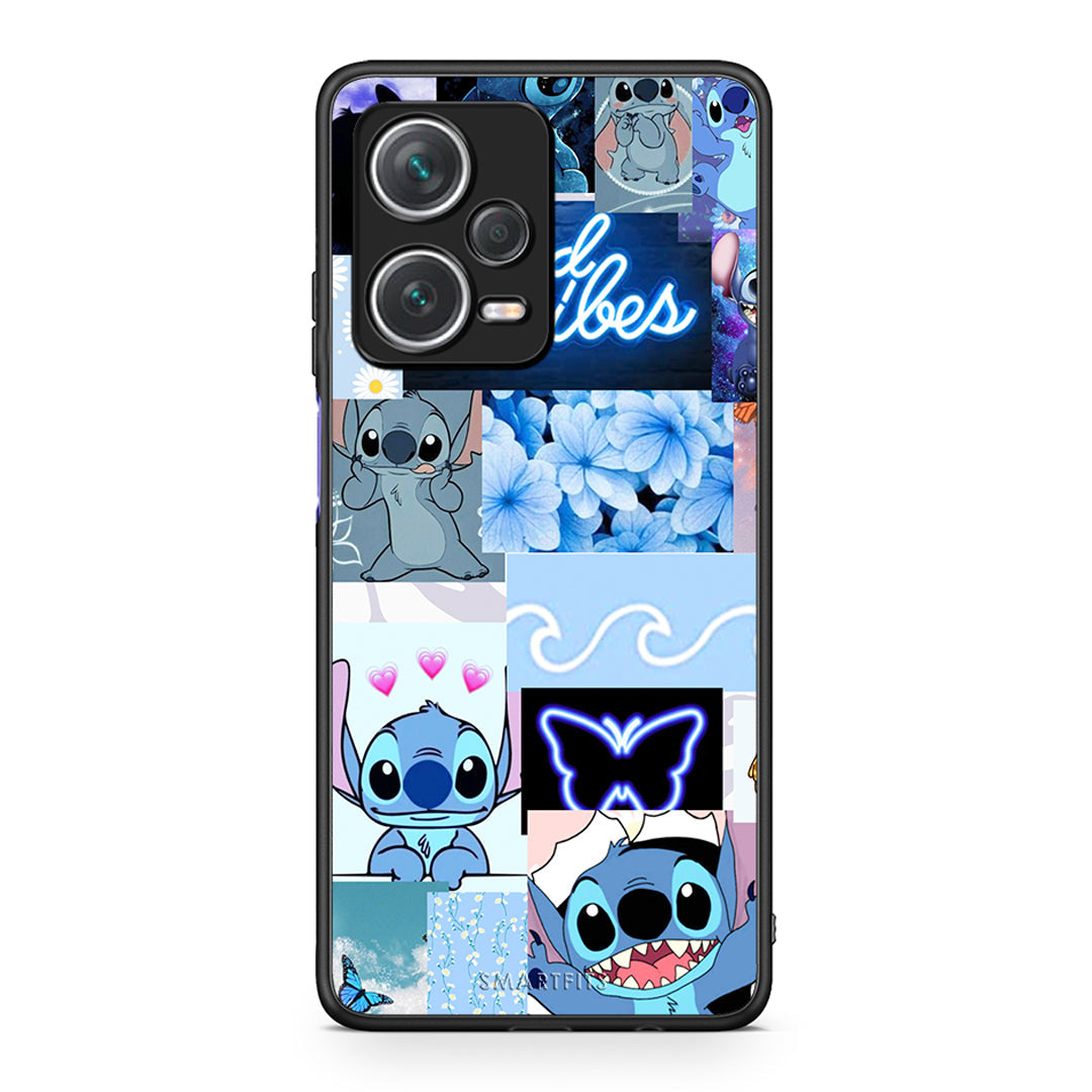 Xiaomi Redmi Note 12 Pro+ / 12 Pro Discovery Collage Good Vibes Θήκη Αγίου Βαλεντίνου από τη Smartfits με σχέδιο στο πίσω μέρος και μαύρο περίβλημα | Smartphone case with colorful back and black bezels by Smartfits