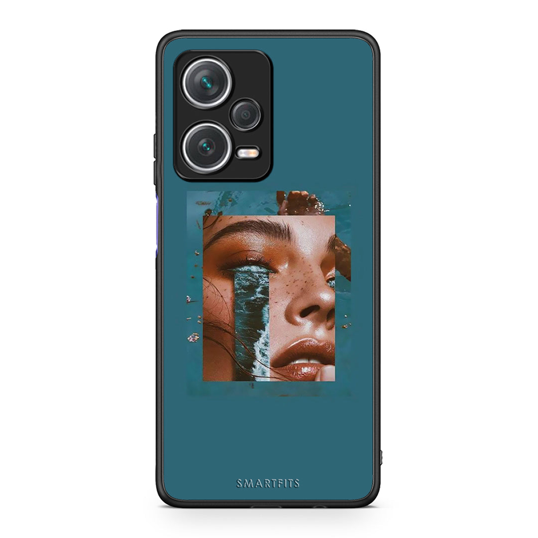 Xiaomi Redmi Note 12 Pro+ / 12 Pro Discovery Cry An Ocean θήκη από τη Smartfits με σχέδιο στο πίσω μέρος και μαύρο περίβλημα | Smartphone case with colorful back and black bezels by Smartfits