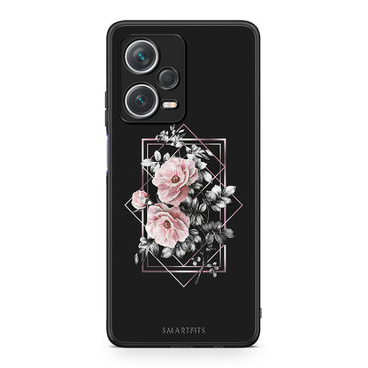 4 - Xiaomi Redmi Note 12 Pro+ / 12 Pro Discovery Frame Flower case, cover, bumper