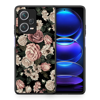 Θήκη Xiaomi Redmi Note 12 Pro+ / 12 Pro Discovery Wild Roses Flower από τη Smartfits με σχέδιο στο πίσω μέρος και μαύρο περίβλημα | Xiaomi Redmi Note 12 Pro+ / 12 Pro Discovery Wild Roses Flower case with colorful back and black bezels
