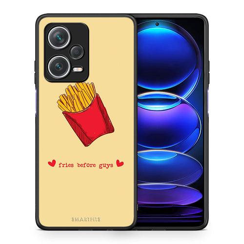 Θήκη Αγίου Βαλεντίνου Xiaomi Redmi Note 12 Pro+ / 12 Pro Discovery Fries Before Guys από τη Smartfits με σχέδιο στο πίσω μέρος και μαύρο περίβλημα | Xiaomi Redmi Note 12 Pro+ / 12 Pro Discovery Fries Before Guys case with colorful back and black bezels