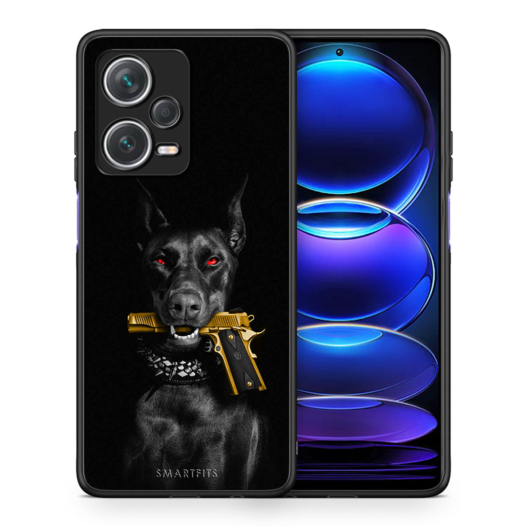 Θήκη Αγίου Βαλεντίνου Xiaomi Redmi Note 12 Pro+ / 12 Pro Discovery Golden Gun από τη Smartfits με σχέδιο στο πίσω μέρος και μαύρο περίβλημα | Xiaomi Redmi Note 12 Pro+ / 12 Pro Discovery Golden Gun case with colorful back and black bezels