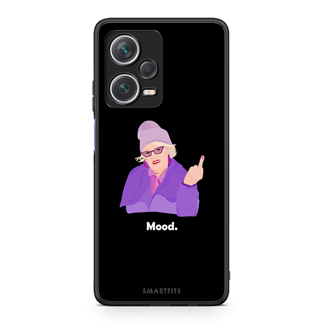 Xiaomi Redmi Note 12 Pro+ / 12 Pro Discovery Grandma Mood Black θήκη από τη Smartfits με σχέδιο στο πίσω μέρος και μαύρο περίβλημα | Smartphone case with colorful back and black bezels by Smartfits