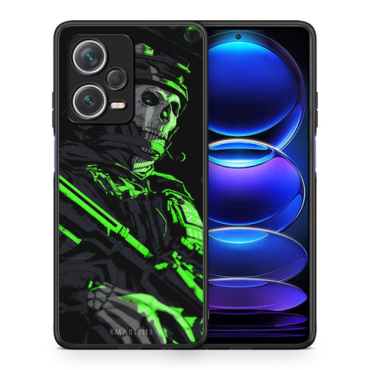 Θήκη Αγίου Βαλεντίνου Xiaomi Redmi Note 12 Pro+ / 12 Pro Discovery Green Soldier από τη Smartfits με σχέδιο στο πίσω μέρος και μαύρο περίβλημα | Xiaomi Redmi Note 12 Pro+ / 12 Pro Discovery Green Soldier case with colorful back and black bezels