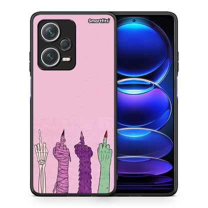 Θήκη Xiaomi Redmi Note 12 Pro+ / 12 Pro Discovery Halloween Be A Lady από τη Smartfits με σχέδιο στο πίσω μέρος και μαύρο περίβλημα | Xiaomi Redmi Note 12 Pro+ / 12 Pro Discovery Halloween Be A Lady case with colorful back and black bezels