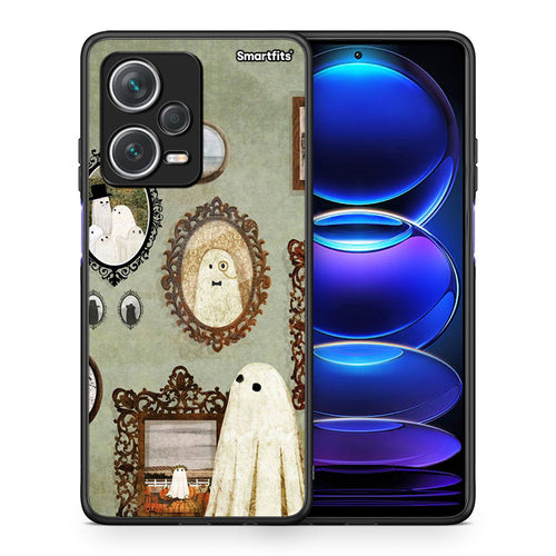 Θήκη Xiaomi Redmi Note 12 Pro+ / 12 Pro Discovery Halloween Ghost Season από τη Smartfits με σχέδιο στο πίσω μέρος και μαύρο περίβλημα | Xiaomi Redmi Note 12 Pro+ / 12 Pro Discovery Halloween Ghost Season case with colorful back and black bezels