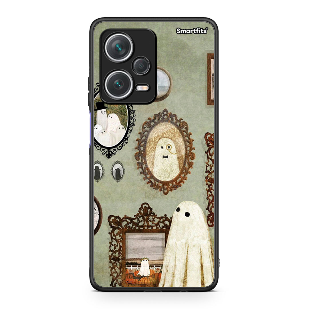 Xiaomi Redmi Note 12 Pro+ / 12 Pro Discovery Halloween Ghost Season θήκη από τη Smartfits με σχέδιο στο πίσω μέρος και μαύρο περίβλημα | Smartphone case with colorful back and black bezels by Smartfits