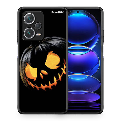 Θήκη Xiaomi Redmi Note 12 Pro+ / 12 Pro Discovery Halloween Scary Pumpkin από τη Smartfits με σχέδιο στο πίσω μέρος και μαύρο περίβλημα | Xiaomi Redmi Note 12 Pro+ / 12 Pro Discovery Halloween Scary Pumpkin case with colorful back and black bezels