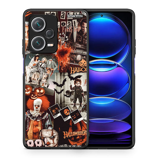 Θήκη Xiaomi Redmi Note 12 Pro+ / 12 Pro Discovery Halloween Spooky Season από τη Smartfits με σχέδιο στο πίσω μέρος και μαύρο περίβλημα | Xiaomi Redmi Note 12 Pro+ / 12 Pro Discovery Halloween Spooky Season case with colorful back and black bezels