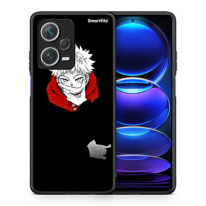 Θήκη Xiaomi Redmi Note 12 Pro+ / 12 Pro Discovery Itadori Anime από τη Smartfits με σχέδιο στο πίσω μέρος και μαύρο περίβλημα | Xiaomi Redmi Note 12 Pro+ / 12 Pro Discovery Itadori Anime case with colorful back and black bezels