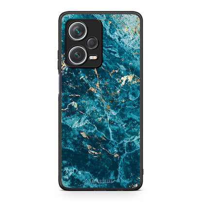 Xiaomi Redmi Note 12 Pro+ / 12 Pro Discovery Marble Blue θήκη από τη Smartfits με σχέδιο στο πίσω μέρος και μαύρο περίβλημα | Smartphone case with colorful back and black bezels by Smartfits