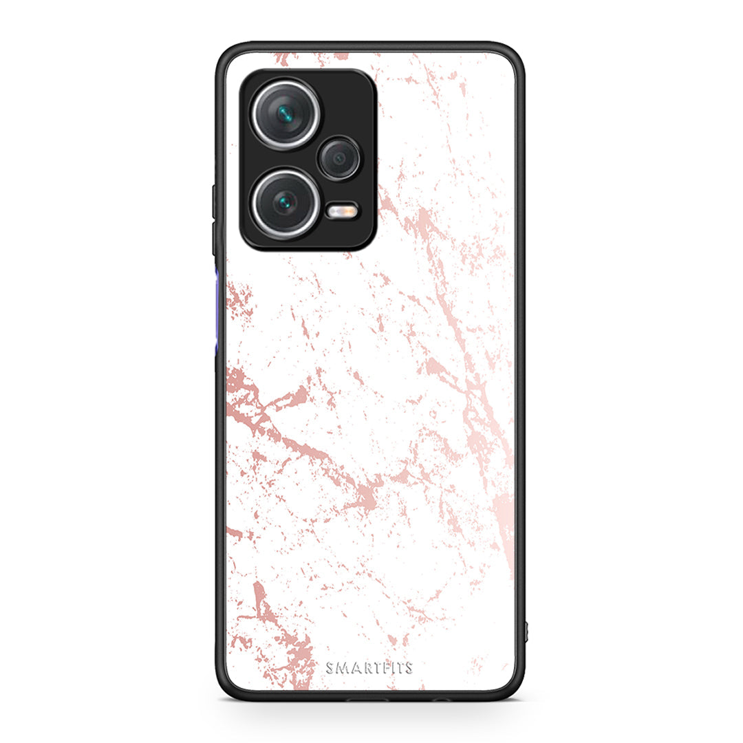 116 - Xiaomi Redmi Note 12 Pro+ / 12 Pro Discovery Pink Splash Marble case, cover, bumper